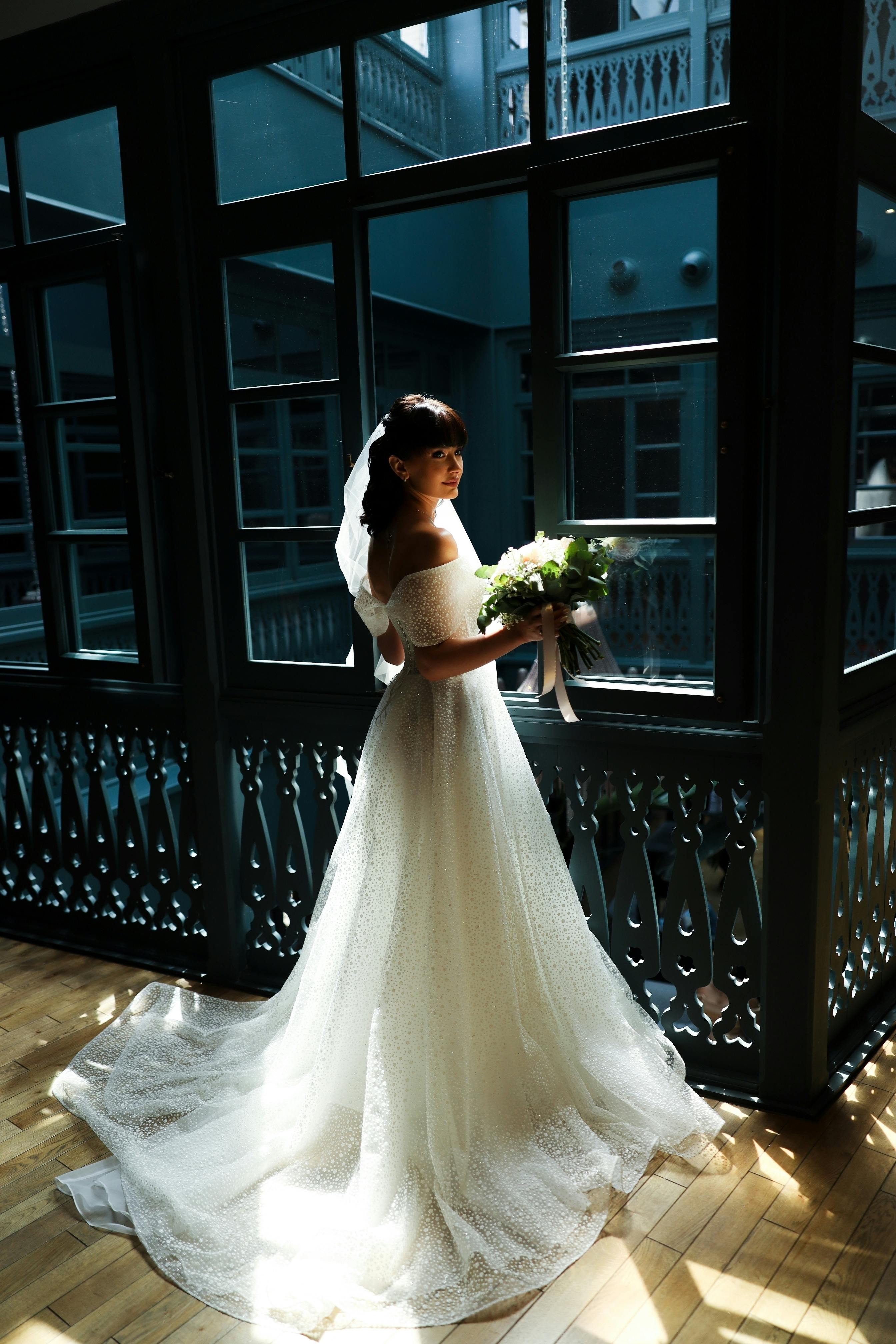 bride on balcony