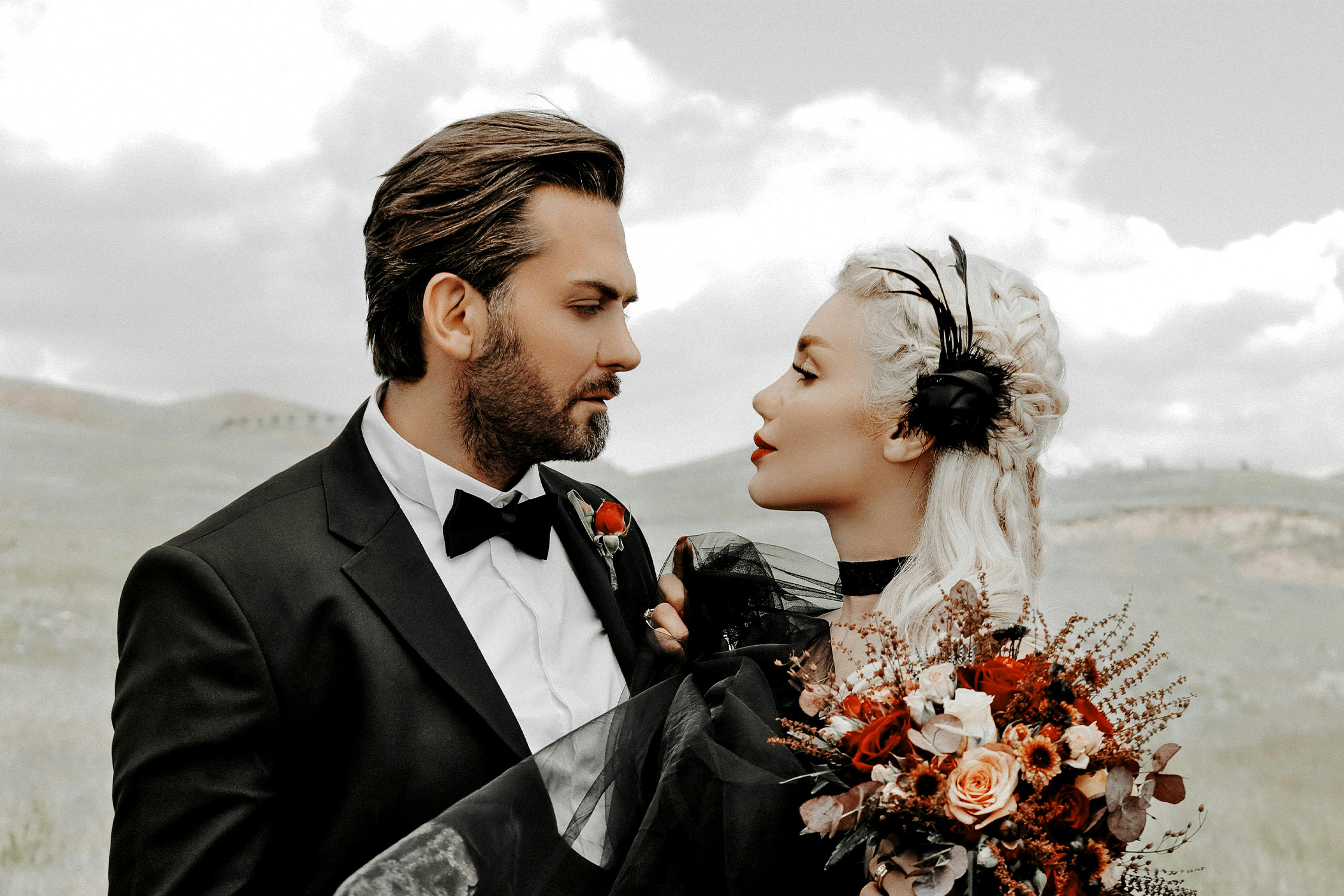 bride and groom